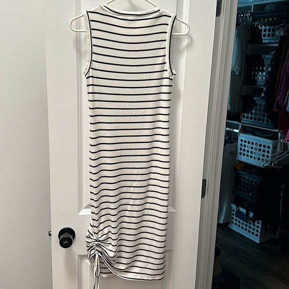 Bb Dakota white with black stripes tank dress - Picture 4 of 4